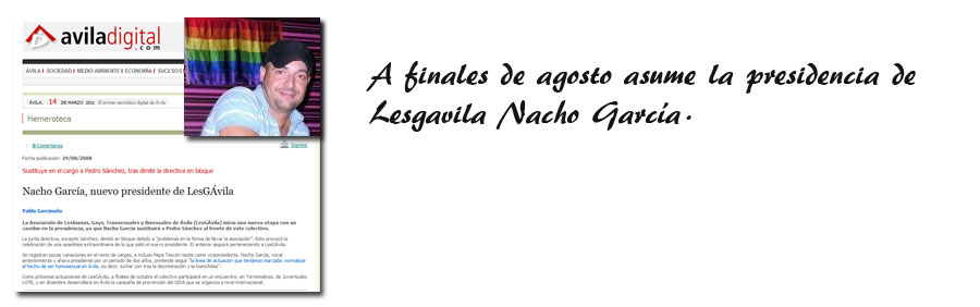 Nacho García nuevo presidente de Lesgavila